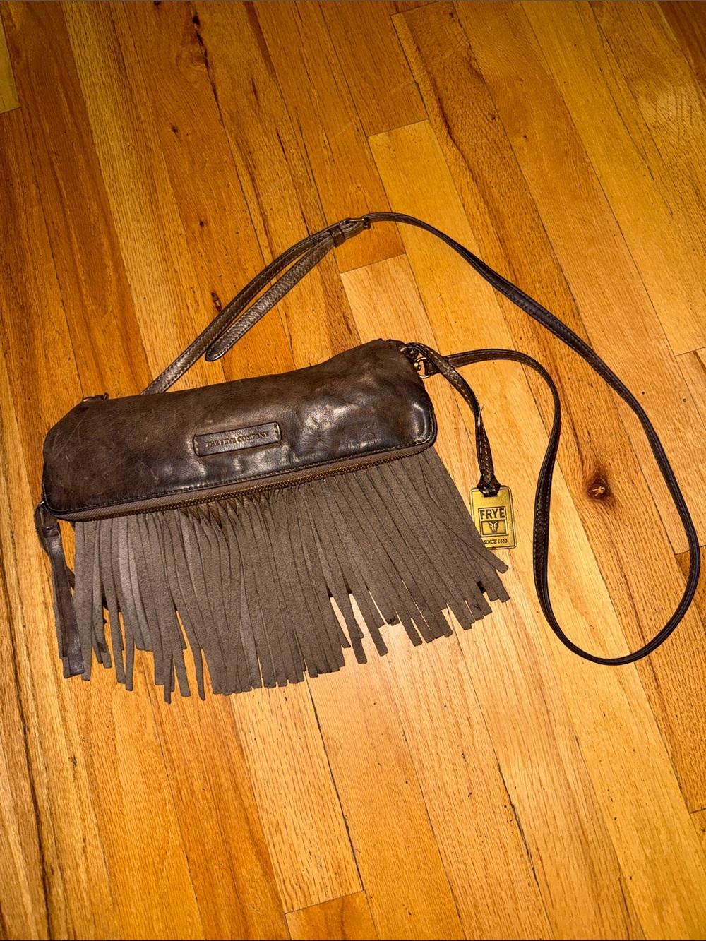 Frye fringe bag crossbody